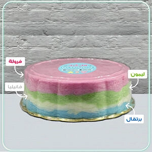 cake1 كيكة غزل بنات 7 انش